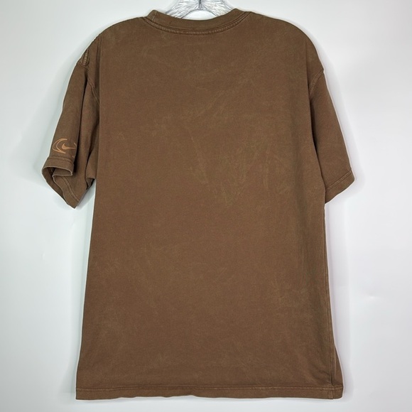 Nike Max90 Brown Loose Fit Stone Washed Crewneck Tshirt Size Small - Picture 4 of 9